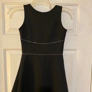 Girl's black dress with sparkles